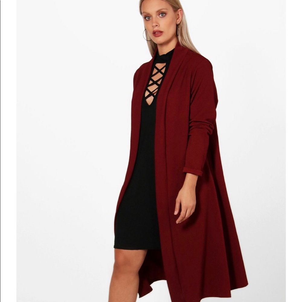 Boohoo Plus-Size duster